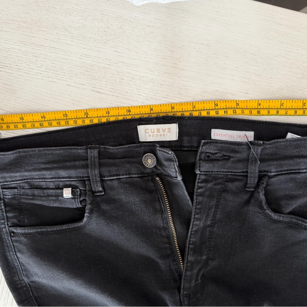 Society Men’s Black Skinny Jeans - Curve Essential Skinny